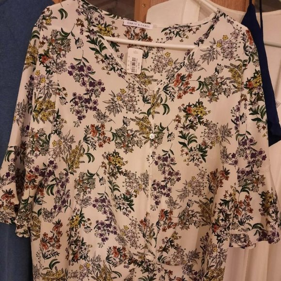 CHRIS & CAROL BLOUSE - Picture 1 of 4